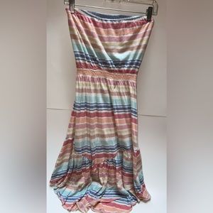 Rainbow Striped O’Neill Midi Dress Size Medium